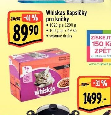 Whiskas Kapsičky pro kočky