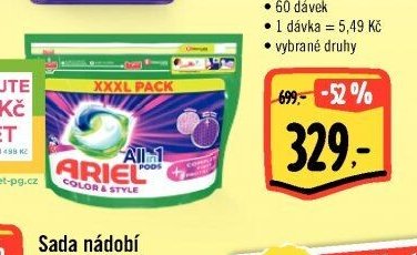 Ariel Prací kapsle