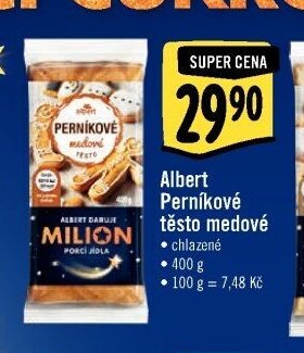 Albert Perníkové těsto medové