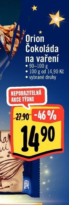 Orion Čokoláda na vaření