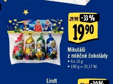 Mikuláši z mléčné čokolády