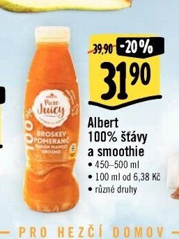 Albert 100% šťávy a smoothie