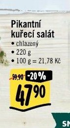 Pikantní kuřecí salát