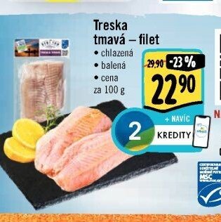 Treska tmavá - filet