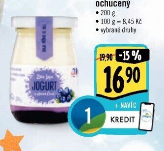 Jihočeský jogurt ochucený