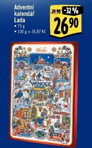 Adventní kalendář Carla