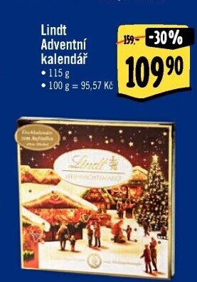 Adventní kalendář Lindt