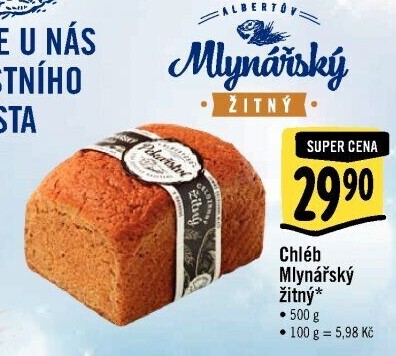 Chléb Mlynářský žitný Albert
