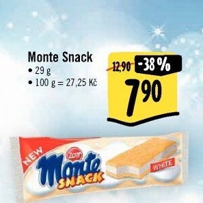 Dezert mléčný Monte Snack Zott