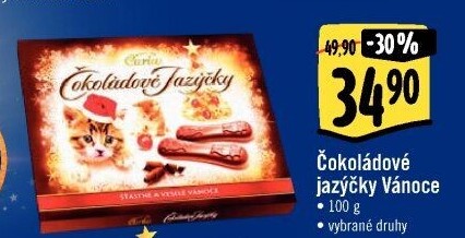 Jazýčky čokoládové Carla