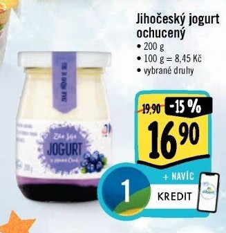 Jogurt ochucený jihočeský Agro-La