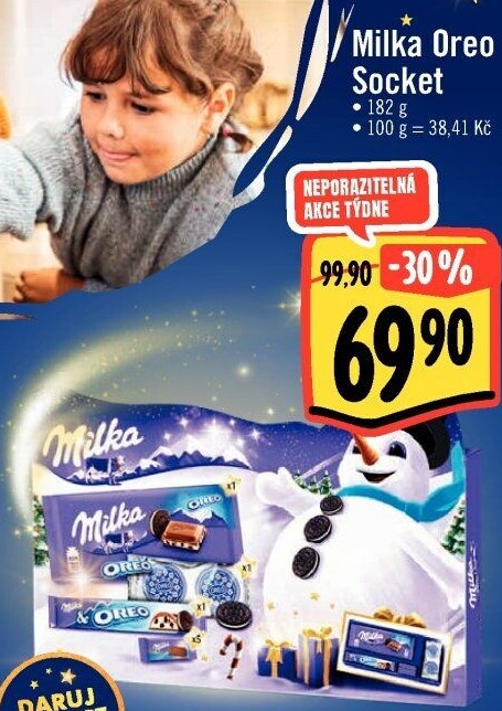 Kazeta vánoční Milka