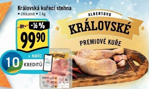 Kuřecí stehna královská Albert