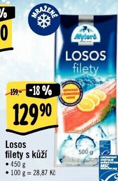 Losos filety mražený Mylord