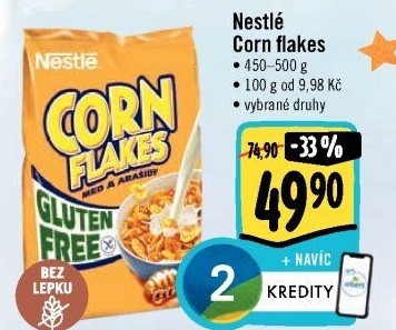 Lupínky kukuřičné Corn Flakes Nestlé