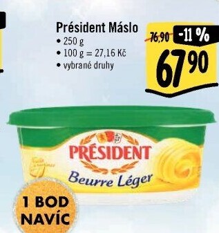 Máslo Président