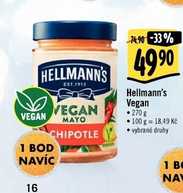 Omáčky Vegan Hellmann'