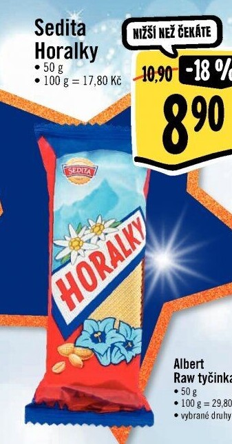 Oplatky Horalky Sedita