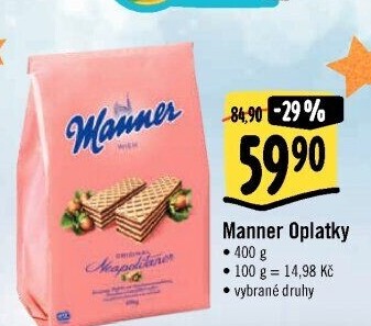 Oplatky Manner