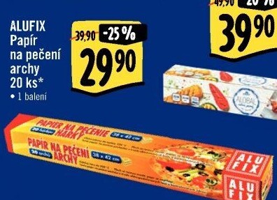 Papír na pečení Alufix