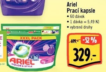 Prací kapsle Ariel