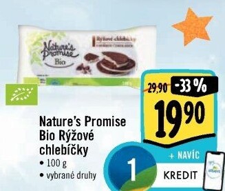 Rýžové chlebíčky bio Nature'