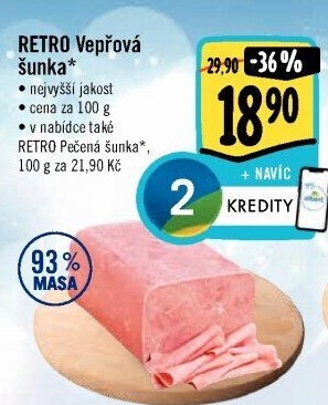 Šunka vepřová nejvyšší jakosti Albert Retro