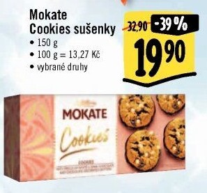 Sušenky Cookies Mokate Caffetteria