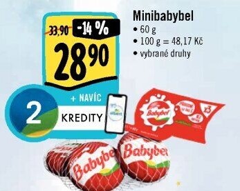 Sýr Mini Babybel Veselá kráva