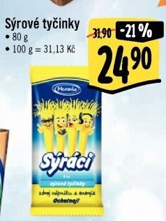 Sýrové tyčinky Sýráci Moravia