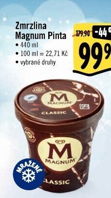 Zmrzlina v kelímku Magnum Algida