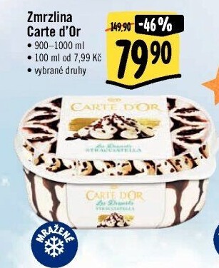 Zmrzlina ve vaničce Carte D'