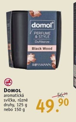 DOMOL aromatická svíčka, různé druhy, 125 g nebo 150 g