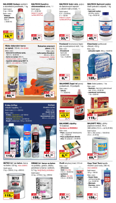akční leták Barvy a laky drogerie 9.11.2021-28.11.2021