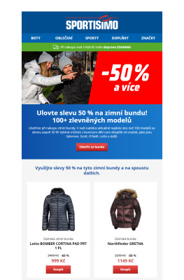 akční leták Sportisimo 9.11.2021-14.11.2021