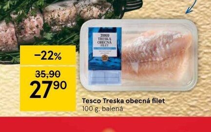 Tesco Treska obecná filet