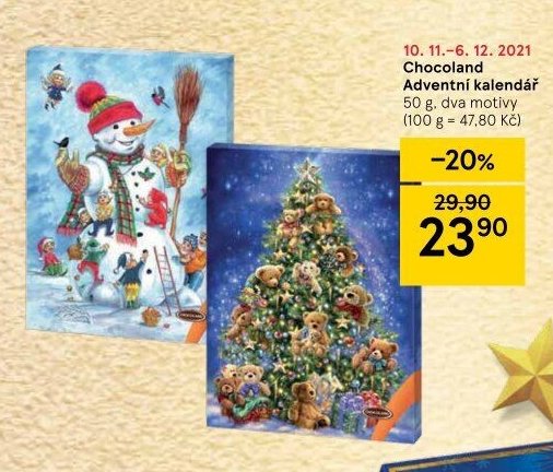 Chocoland Adventní kalendář