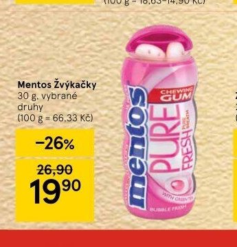 Mentos Žvýkačky