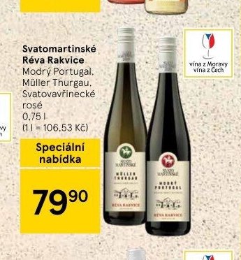 Svatomartinské Réva Rakvice