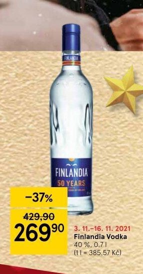 Finlandia Vodka 40 %, 0,7 l