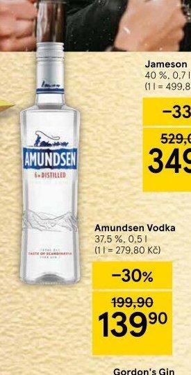 Amundsen Vodka 37,5 %, 0,5 l