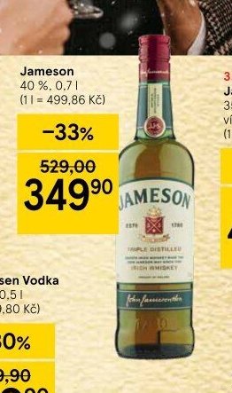 Jameson 40 %, 0,7 l