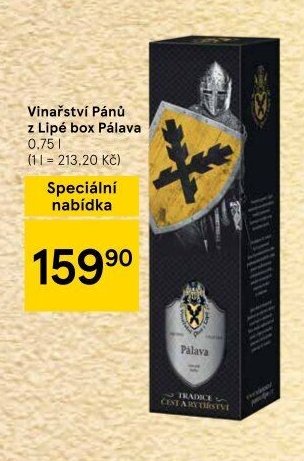 Vinařství Pánů z Lipé box Pálava
