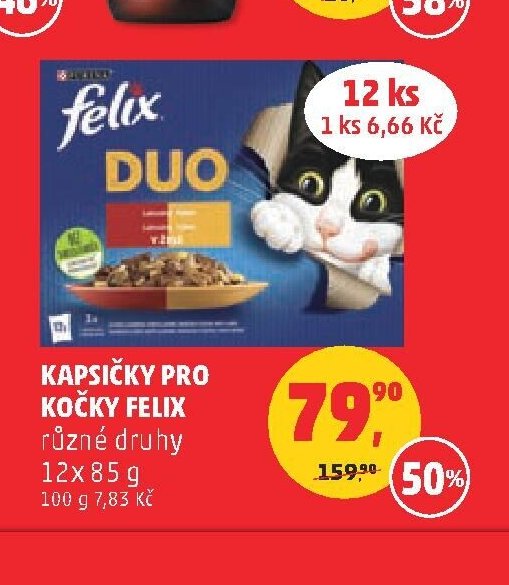 Kapsičky pro kočky Felix
