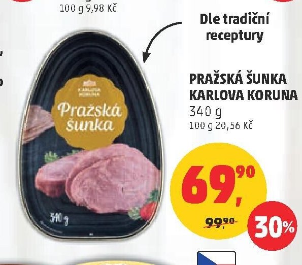 PRAŽSKÁ ŠUNKA KARLOVA KORUNA