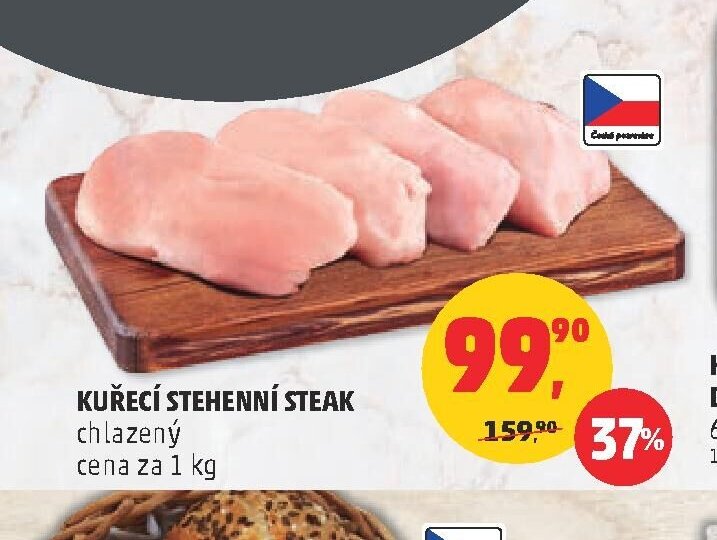 KUŘECÍ STEHENNÍ STEAK