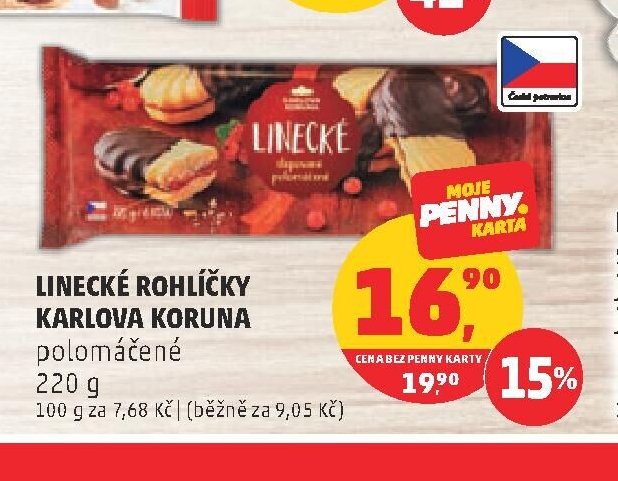 LINECKÉ ROHLÍČKY KARLOVA KORUNA