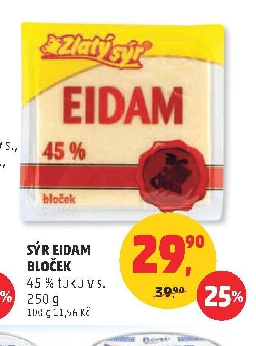 SÝR EIDAM BLOČEK
