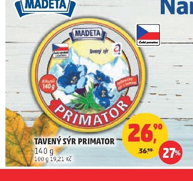 TAVENÝ SÝR PRIMATOR