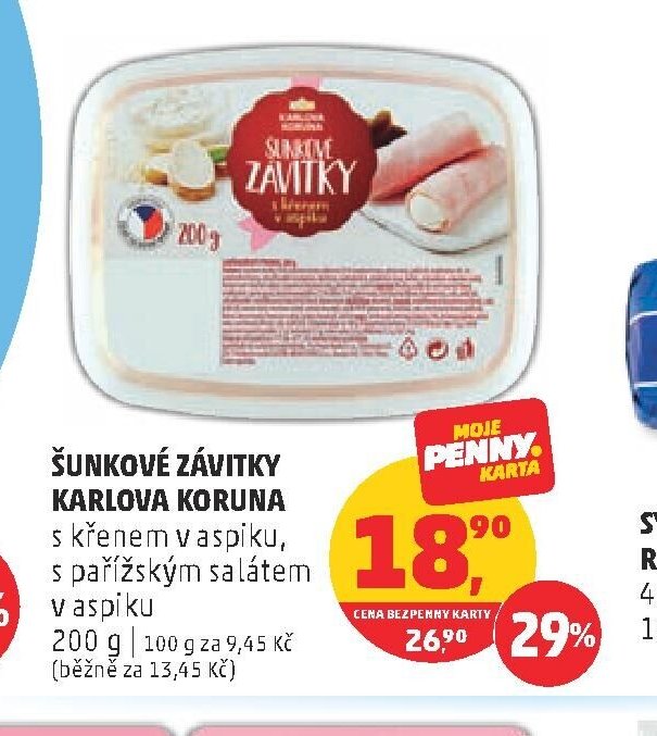 ŠUNKOVÉ ZÁVITKY KARLOVA KORUNA
